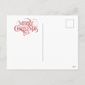 Schattigee kersthonden en -katten feestdagenkaart (Achterkant)