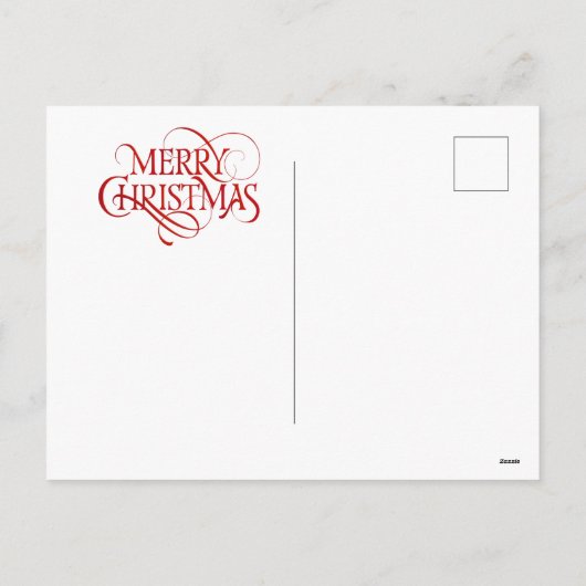 Schattigee kersthonden en -katten feestdagenkaart (Achterkant)