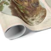 SCHATTIGEE KERSTHONDEN, HOLLYBERRIES, WINTERBLOEME CADEAUPAPIER (Rol Hoek)