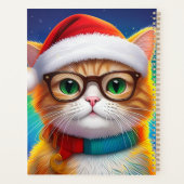 Schattigee Kerstkat Kerstman-68265 Planner (Achterkant)