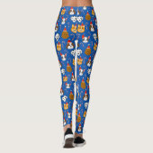 Schattigee kerstkat met patroon leggings (Achterkant)