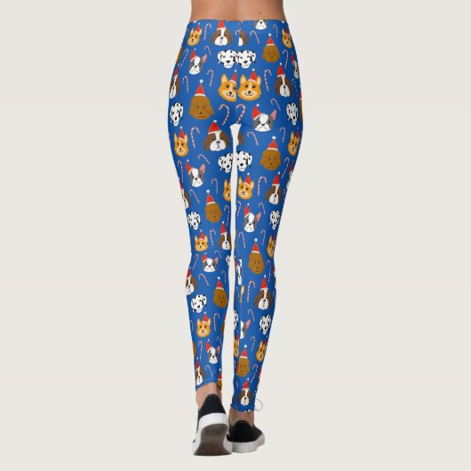 Schattigee kerstkat met patroon leggings (Achterkant)
