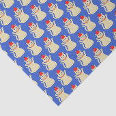 Schattigee kerstkat met patroon tissuepapier (Detail)
