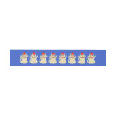 Schattigee kerstkat met patroon uitnodigingen wikkel (Vlak)