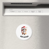 Schattigee kerstkittenmagneet magneet (Insitu (Vaatwasser))