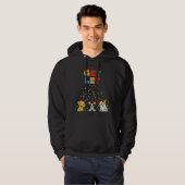 Schattigee kerstkleding hoodie (Voorkant volledig)
