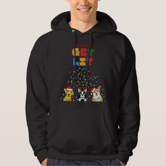 Schattigee kerstkleding hoodie