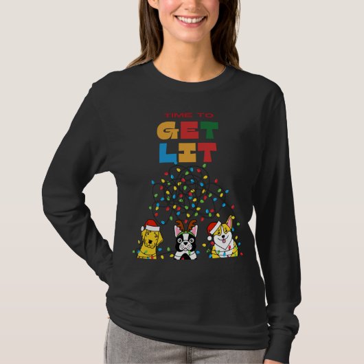 Schattigee kerstkleding t-shirt (Voorkant)