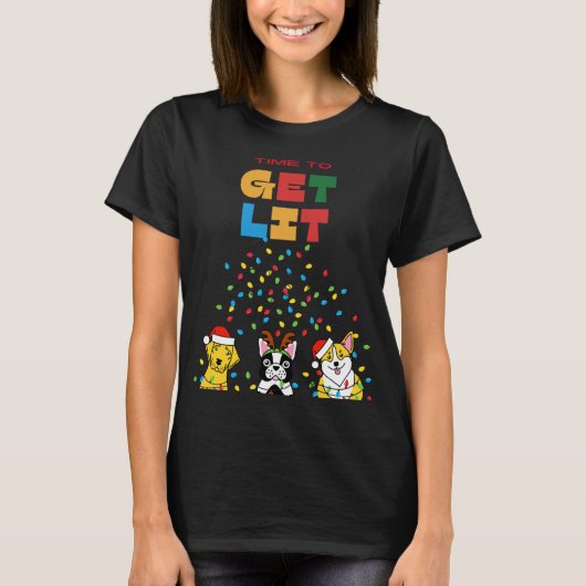 Schattigee kerstkleding t-shirt (Voorkant)