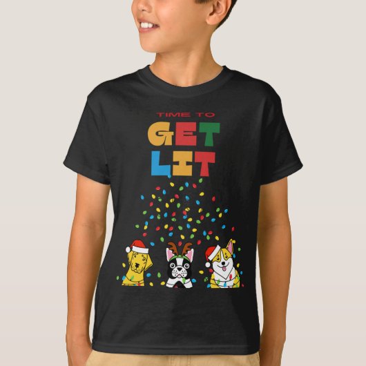Schattigee kerstkleding t-shirt (Voorkant)