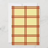 Schattigee kerstkoekjes en cacaopartij kaart (Achterkant)