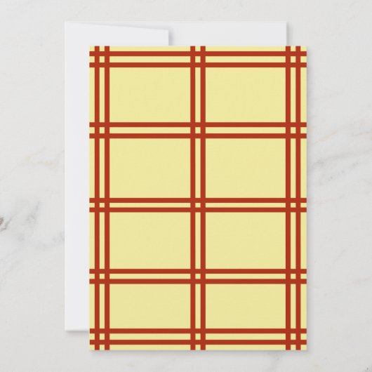 Schattigee kerstkoekjes en cacaopartij kaart (Achterkant)