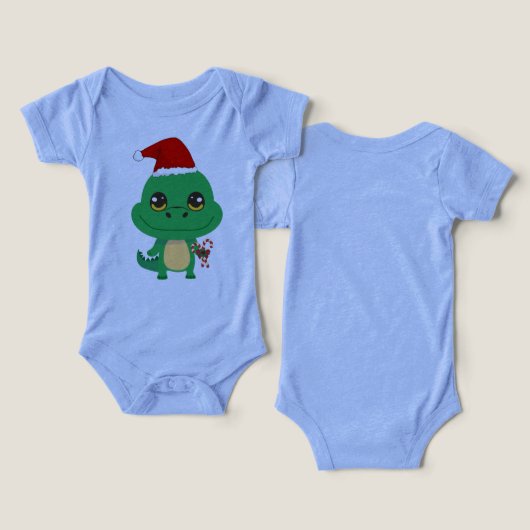 Schattigee kerstkrokodil (Ontwerp Voorkant & Achterkant)