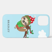 Schattigee Kerstluiaard Modern Gepersonaliseerde N Case-Mate iPhone Case (Achterkant (horizontaal))