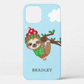 Schattigee Kerstluiaard Modern Gepersonaliseerde N Case-Mate iPhone Case (Achterkant)