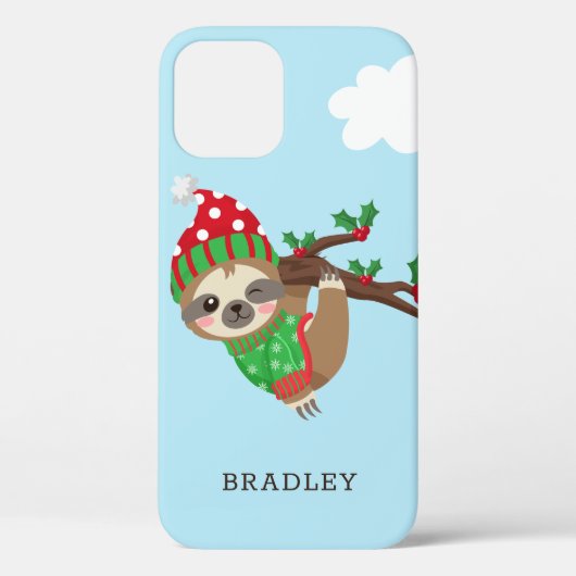 Schattigee Kerstluiaard Modern Gepersonaliseerde N Case-Mate iPhone Case (Achterkant)