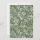 Schattigee kerstman baby kerst Clothesline baby sh Kaart (Achterkant)