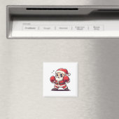 Schattigee Kerstman Boksen - Kerstfeest-thema Magneet (Insitu (Vaatwasser))