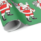 Schattigee  Kerstman Cadeaupapier (Rol Hoek)