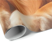 Schattigee Kerstman en Kattenkerst Cadeaupapier (Rol Hoek)