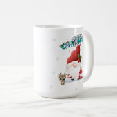 Schattigee Kerstman Gnome met Rendier Koffiemok (Voorkant rechts)