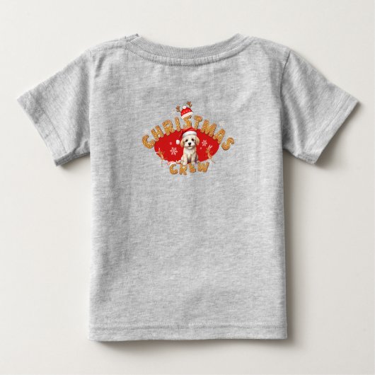 Schattigee Kerstman Hoed Gingerbread Letter B Boy (Achterkant)