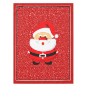 Schattigee Kerstman Kerstmis grillig Tafelkleed (Voorkant)