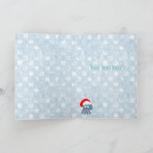 Schattigee Kerstman kwal Merry Jelly Christmas Feestdagen Kaart (Binnen)