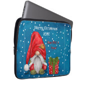 Schattigee Kerstman Laptop Sleeve (Voorkant Rechts)