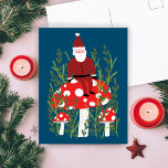 Schattigee Kerstman op magische paddestoel Xmas Briefkaart<br><div class="desc">kaart,  voeg uw eigen tekst aan de rug of de voorzijde van de kaart toe. Bekijk mijn winkel voor meer design of laat me weten of je iets op maat wilt.</div>
