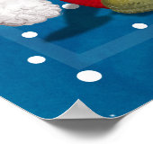  Schattigee Kerstman Poster (Hoek)