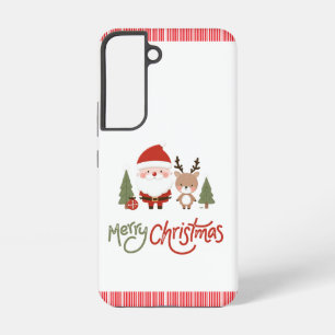 Schattigee Kerstman & Rendier Samsung Galaxy Hoesje