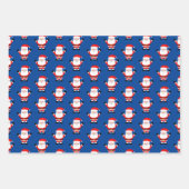 Schattigee Kerstman Sinterklaas cartoon Inpakpapier Vel (Voorkant)