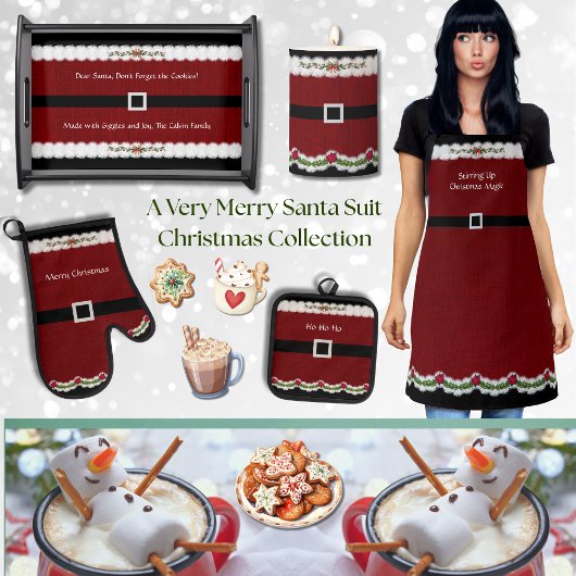 Schattigee Kerstman Suit Nice List Haul Canvas tas