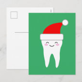 Schattigee Kerstman Tand cartoon Kerst briefkaarte Feestdagenkaart (Voorkant / Achterkant)