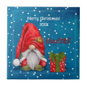  Schattigee Kerstman Tegeltje (Voorkant)