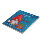  Schattigee Kerstman Tegeltje (Zijkant)