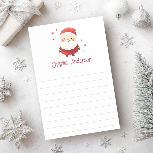 Schattigee Kerstman toevoegen naam gevoerd Kerstmi Post-it® Notes
