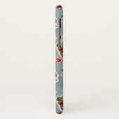 Schattigee Kerstman & Vakantie Huisdieren Feest Case-Mate iPhone Case (Achterkant/links)