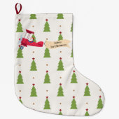 Schattigee Kerstman & Vliegtuig, Eerste Kerstdag, Grote Kerstsok (Voorkant)