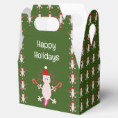 Schattigee Kerstmis Axolotl Custom Bedankdoosjes (Geopend)