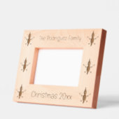 Schattigee Kerstmis Axolotl Custom Gegraveerde Lijstjes (Links)