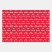 Schattigee Kerstmis Axolotl Custom Inpakpapier Vel (Voorkant 2)