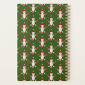 Schattigee Kerstmis Axolotl Custom Planner (Achterkant)