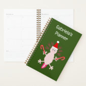 Schattigee Kerstmis Axolotl Custom Planner (Display)