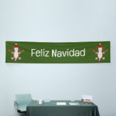 Schattigee Kerstmis Axolotl Custom Spandoek (Beurs)