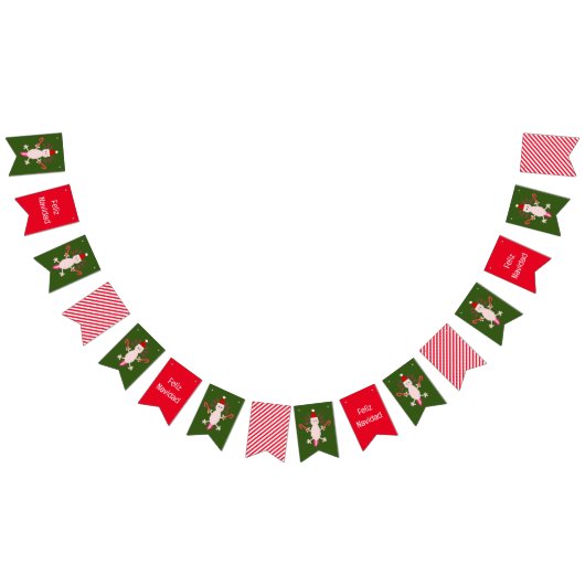 Schattigee Kerstmis Axolotl Custom Vlaggetjes (Alle)