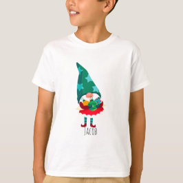 Schattigee Kerstmis Gnome met Kerstmis Ornamenten T-shirt