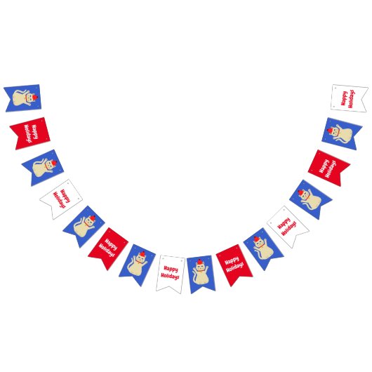 Schattigee Kerstmis Kat Custom Vlaggetjes (Alle)