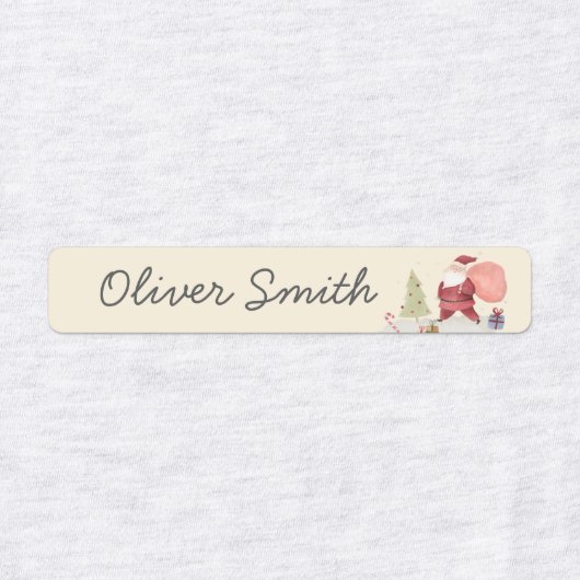 Schattigee Kerstmis Santa Elves Day Care School na Labels (Design 1)